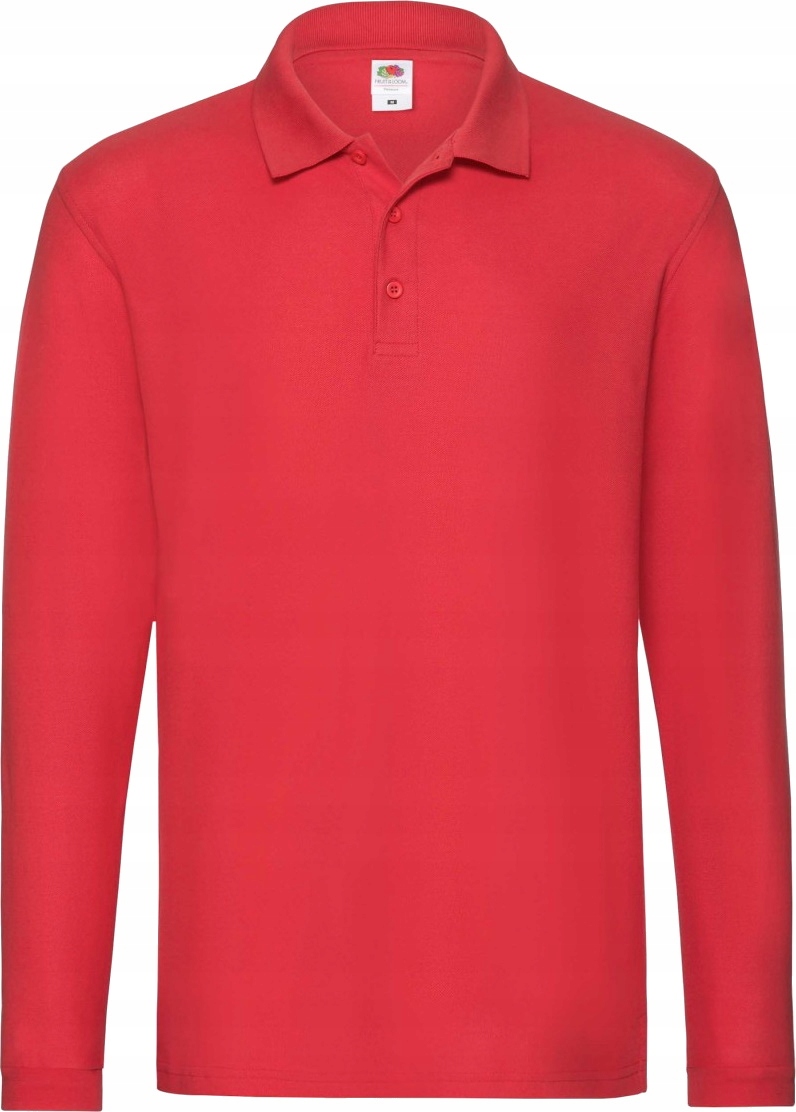 

Koszulka Polo męska z długim rękawem Fruit Red XXL