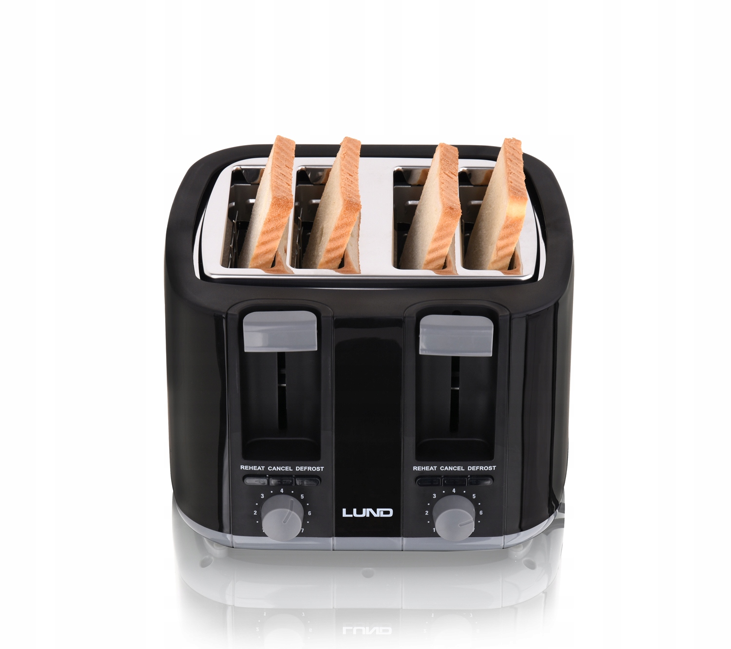 Toster 1300-1500W Czarny