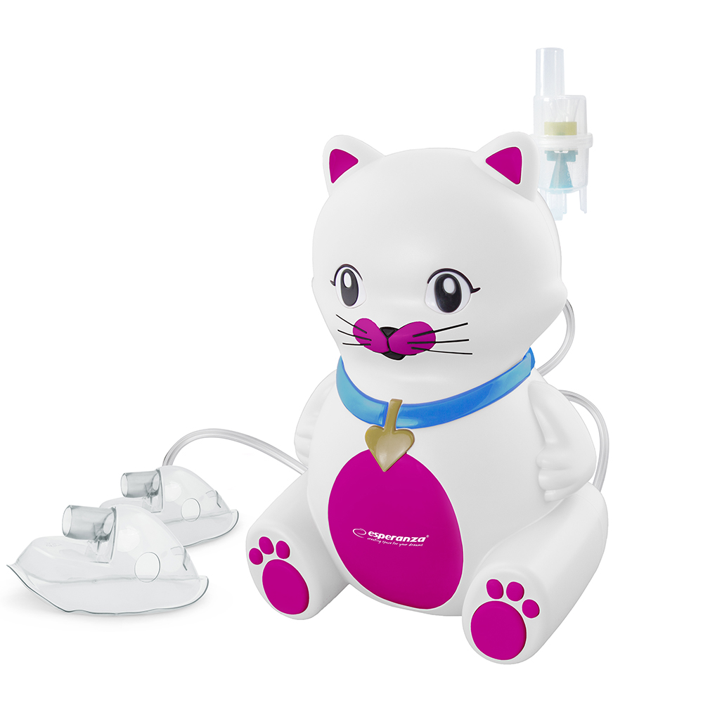 

Inhalator Nebulizator Dla Dziecka Kotek 2xMASKA