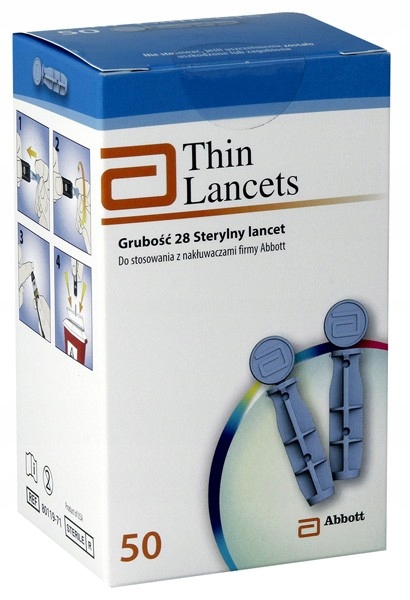 

Lancety Thin Lancets Optium Xido 50 igieł ostrza