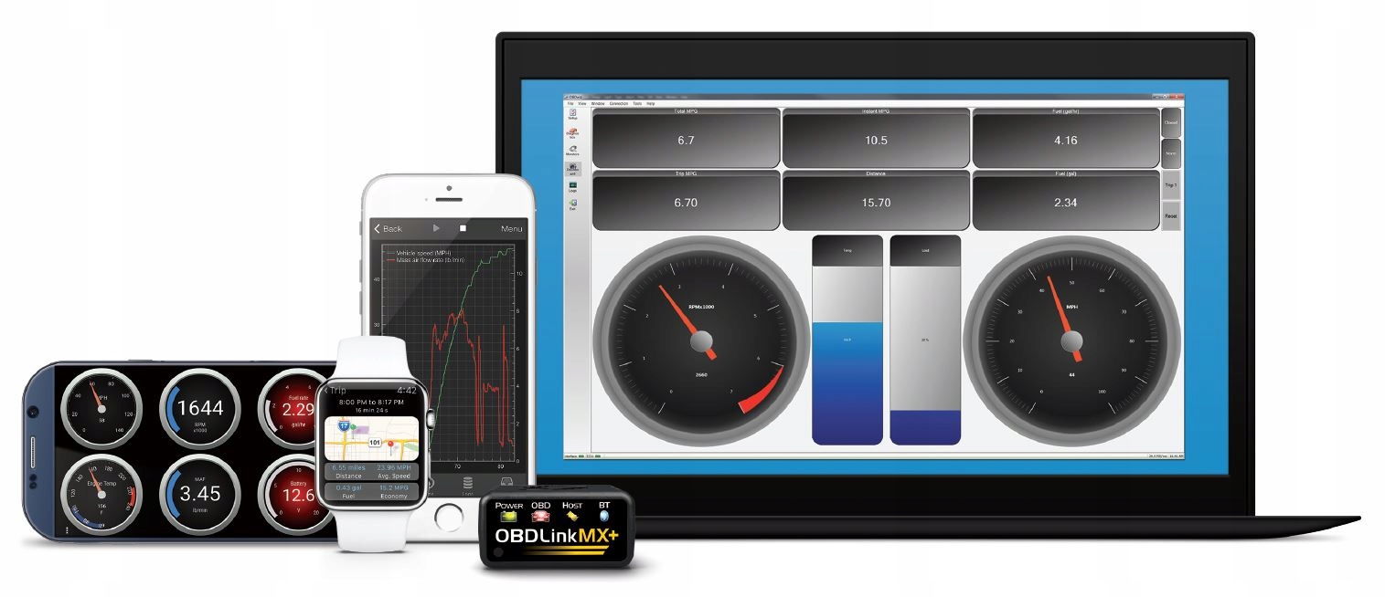 OBDLink MX+ interfejs OBD-2 Android iOS Windows Kod producenta OBDLink MX