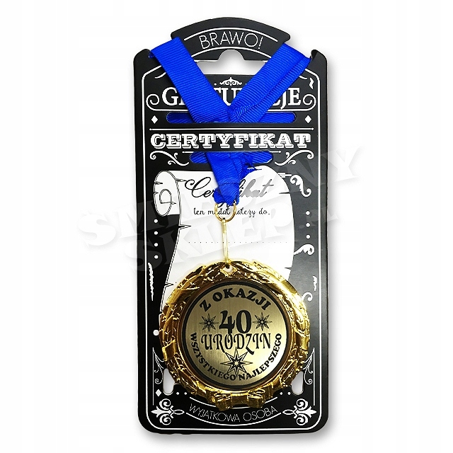 

Złoty Medal Z Okazji 40 Urodzin 40-stka