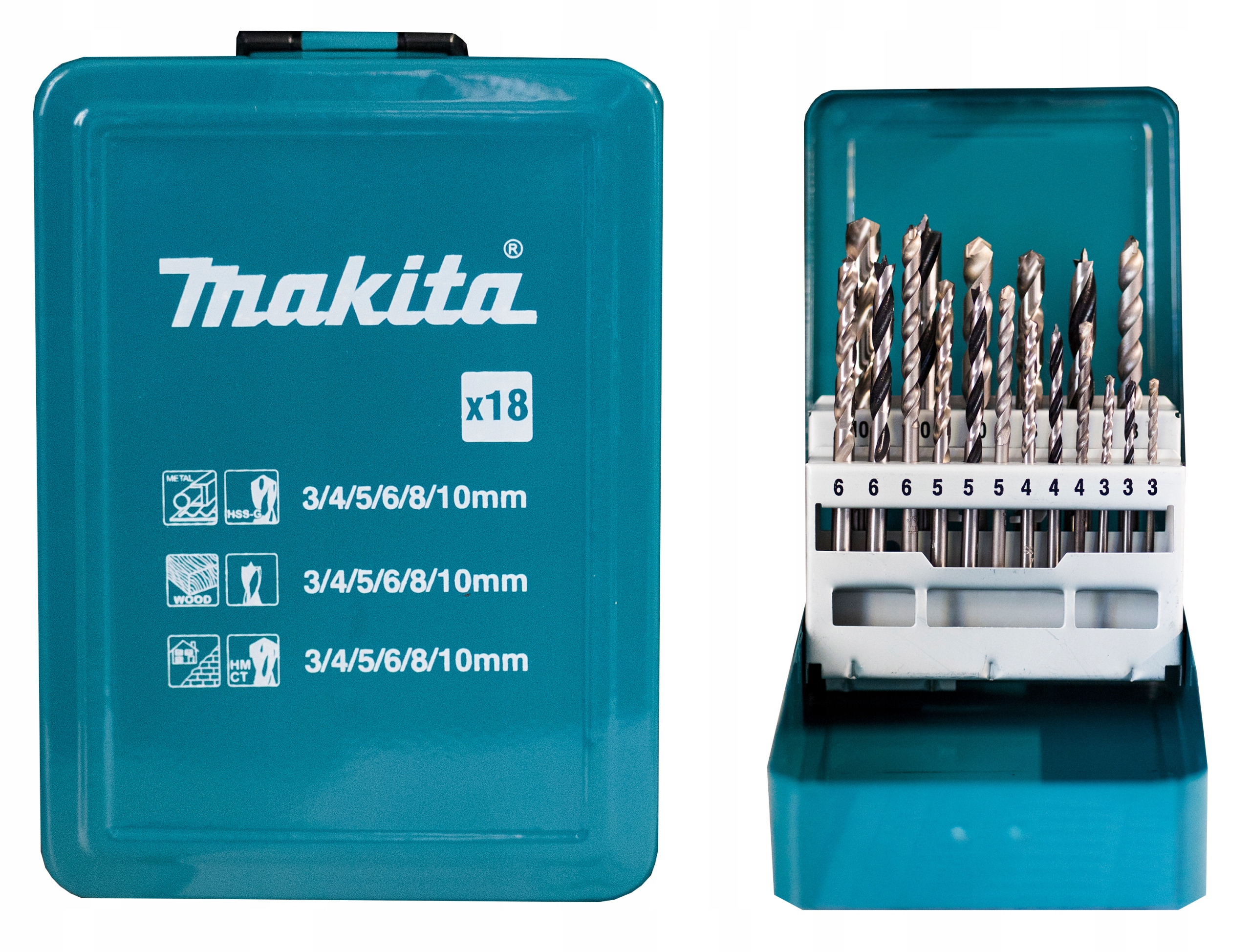 

Wiertła Do Metalu Drewna Kamienia Makita D-46202