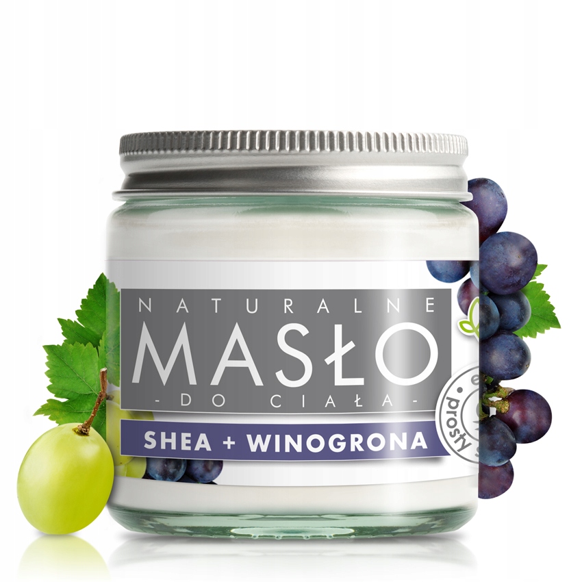 

Masło do ciała 100% Naturalne Winogronowe 120ml