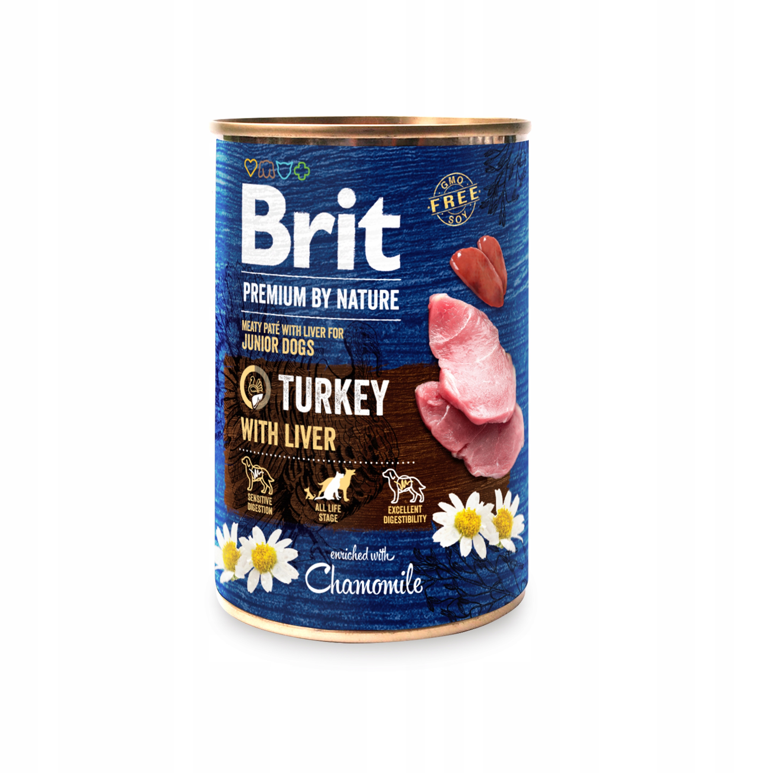 Levně Brit Premium by Nature Turkey with Liver 800 g
