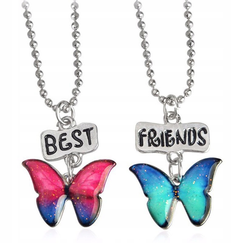 

Naszyjnik łańcuszek Przyjaźni Best Friends motylki