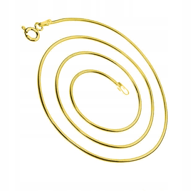 

OS-60GD Lancuszek zmijka okragla 60cm pozłacany