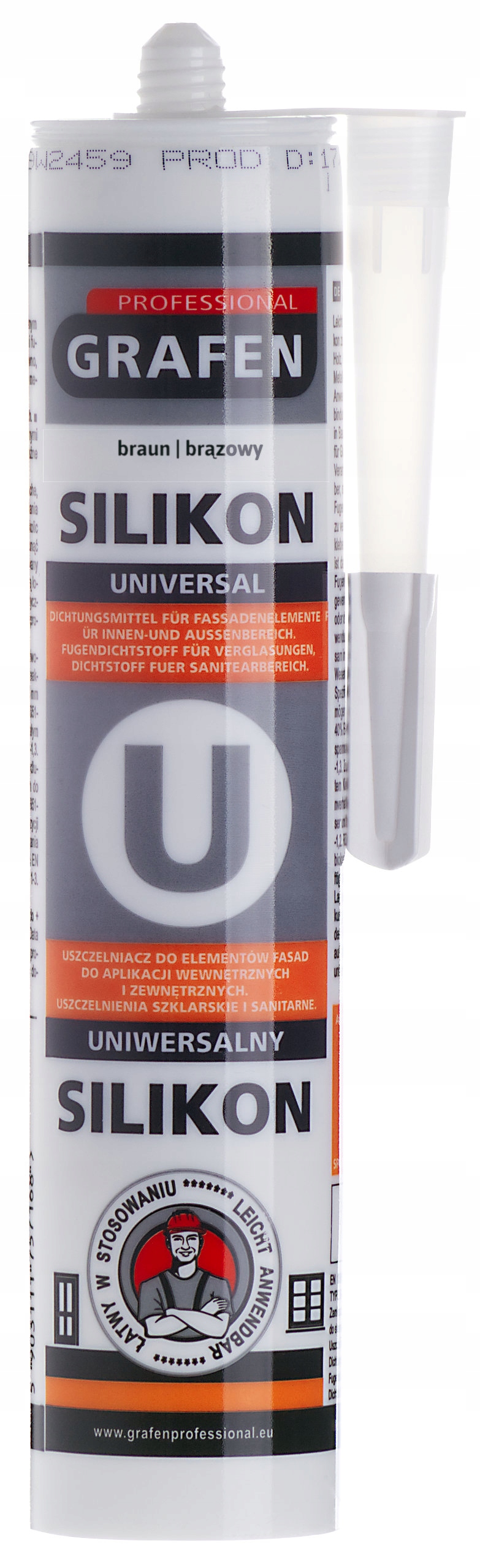

Silikon Uniwersalny Brązowy Grafen 280ML.
