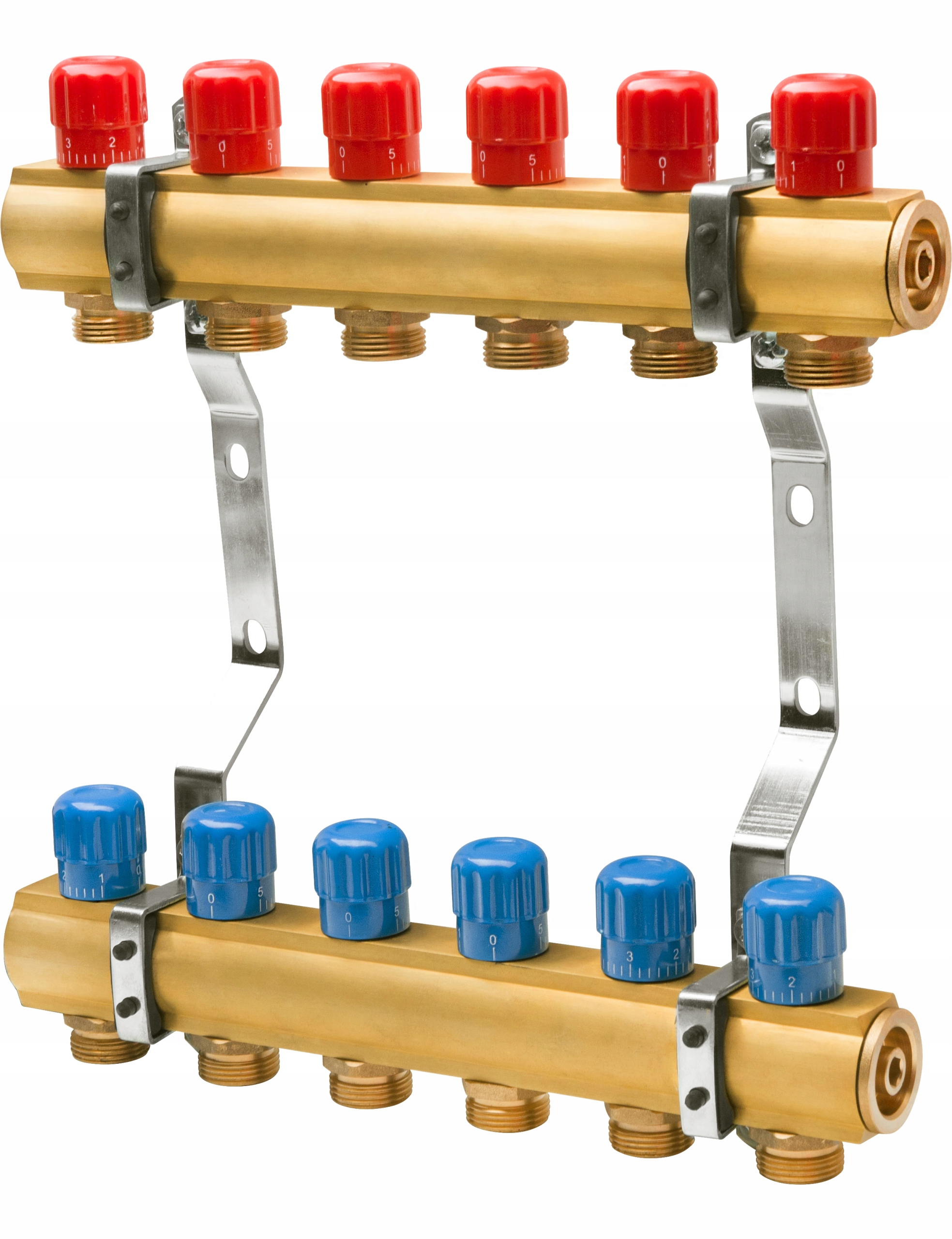 ROZDZIELACZ DO GRZEJNIKÓW CO 7 OBW + złączka pex Marka Krakterm