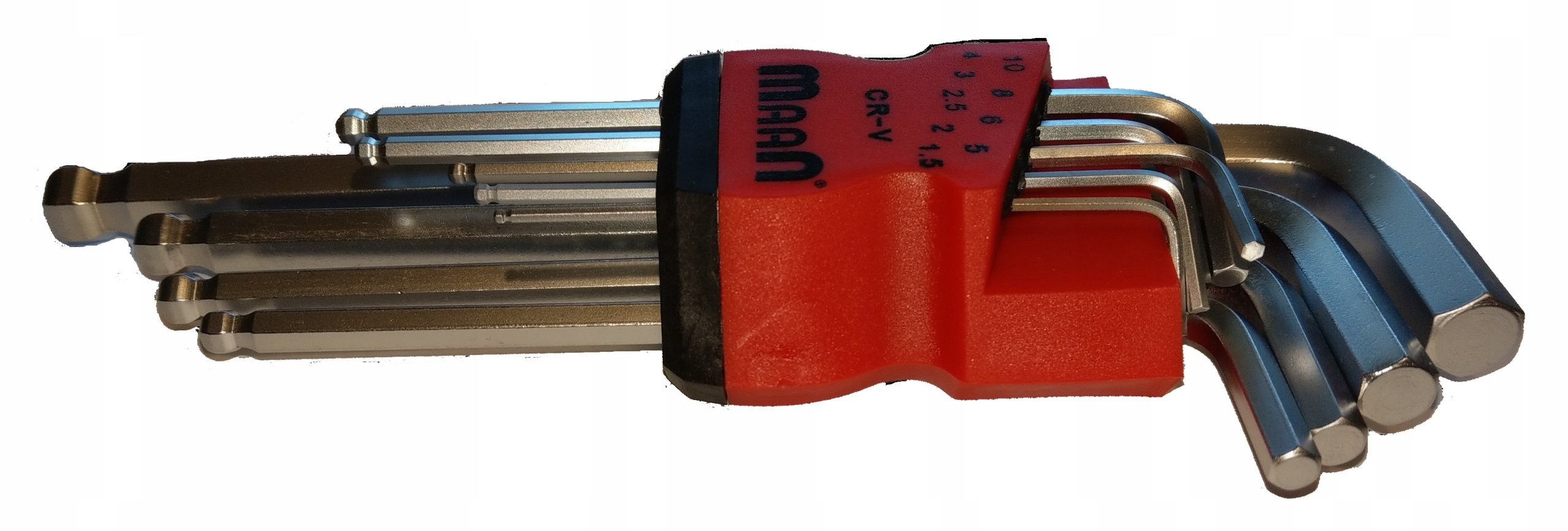 KLUCZE IMBUSOWE ZESTAW 9elem 1,5-10mm IMBUS IMBUSY