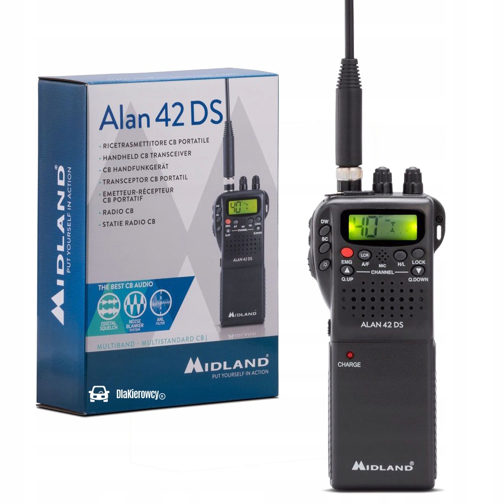 

Cb radio Midland Alan 42 Sd Ręczniak X7H