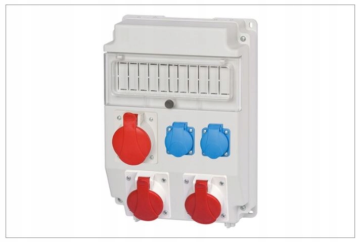 

Rozdzielnia Caja 3x32A 5p, 2x230V 11 modułów