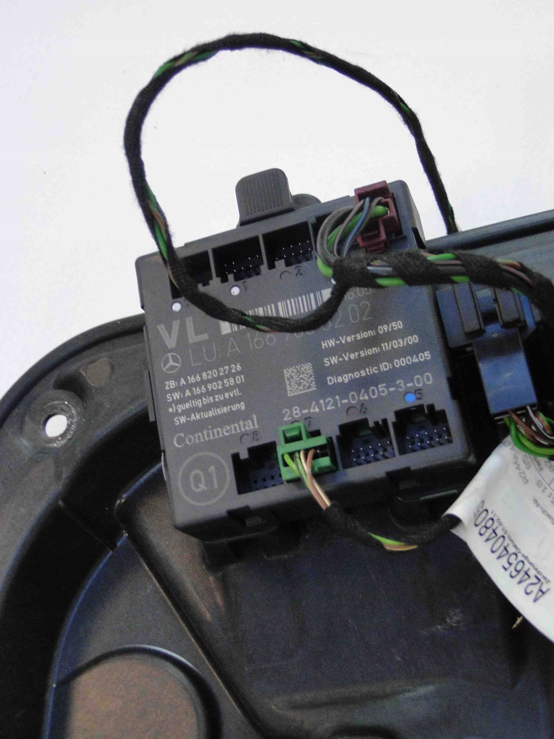 MERCEDES ML GLE W 166 MODUŁ W DRZWI A1669006202 Strona zabudowy przód - lewa