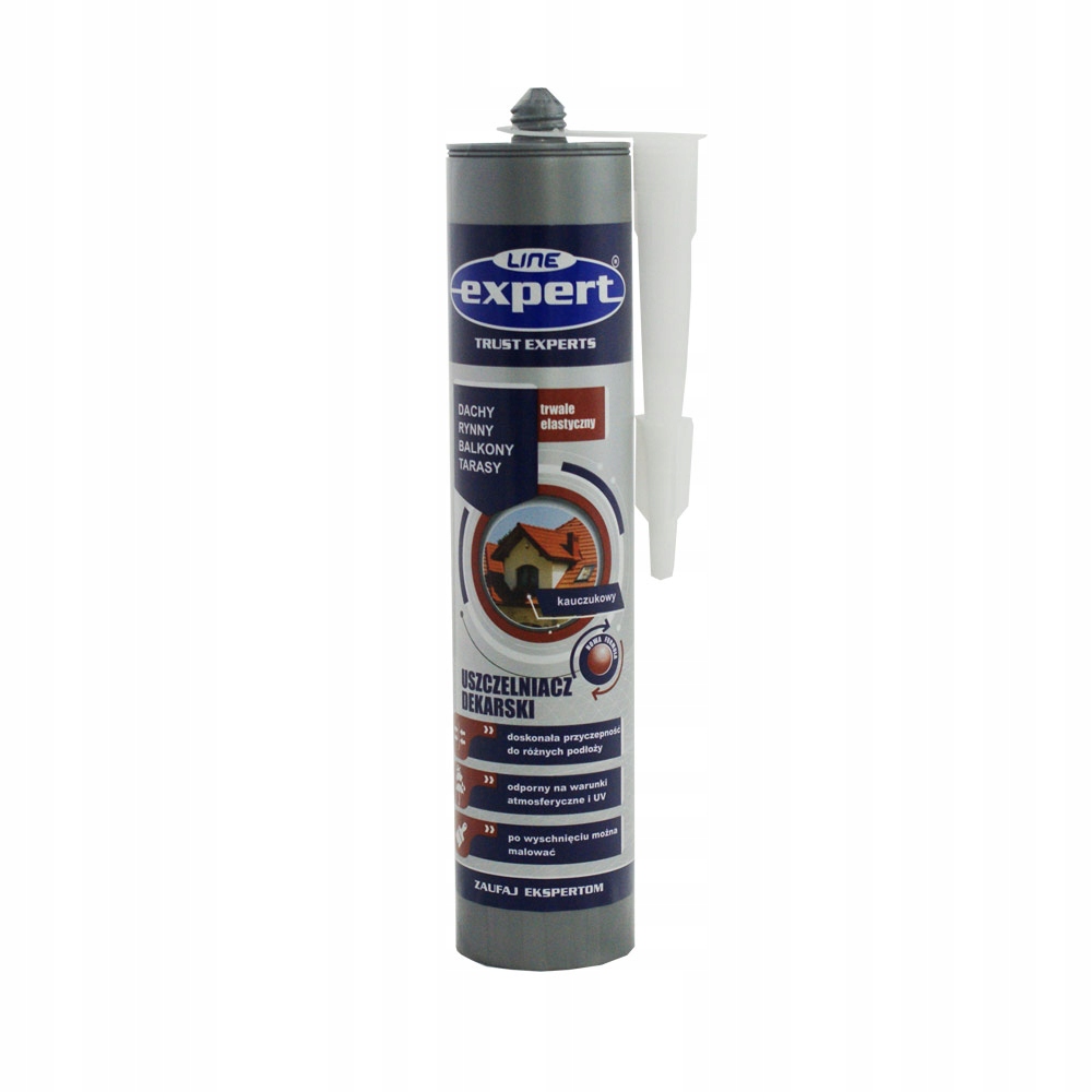 Kauczukowy uszczelniacz dekarski brązowy 280ml