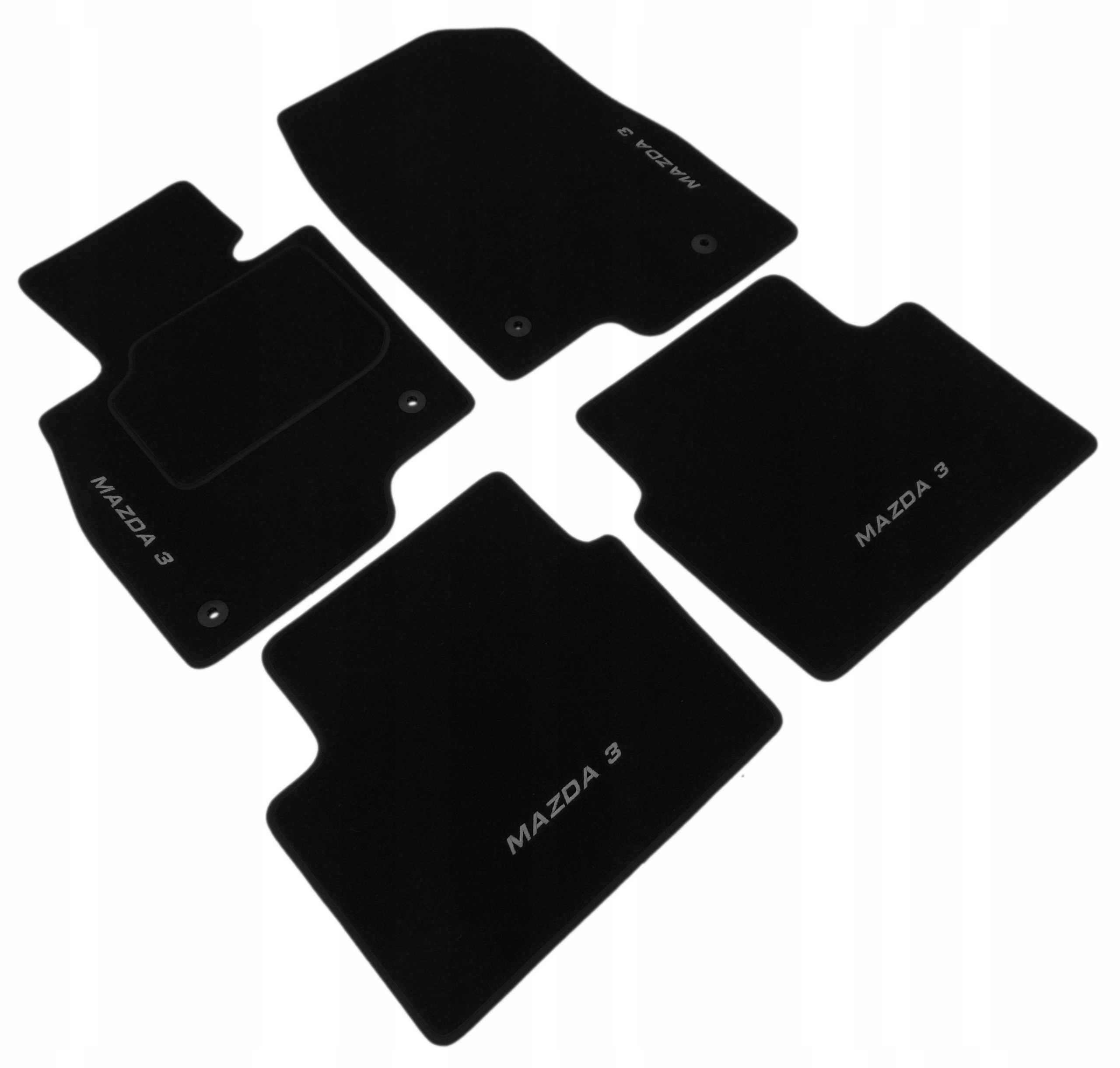 Mazda 3 2013 2018r Dywaniki welurowe CL HAFTx4 Brand other