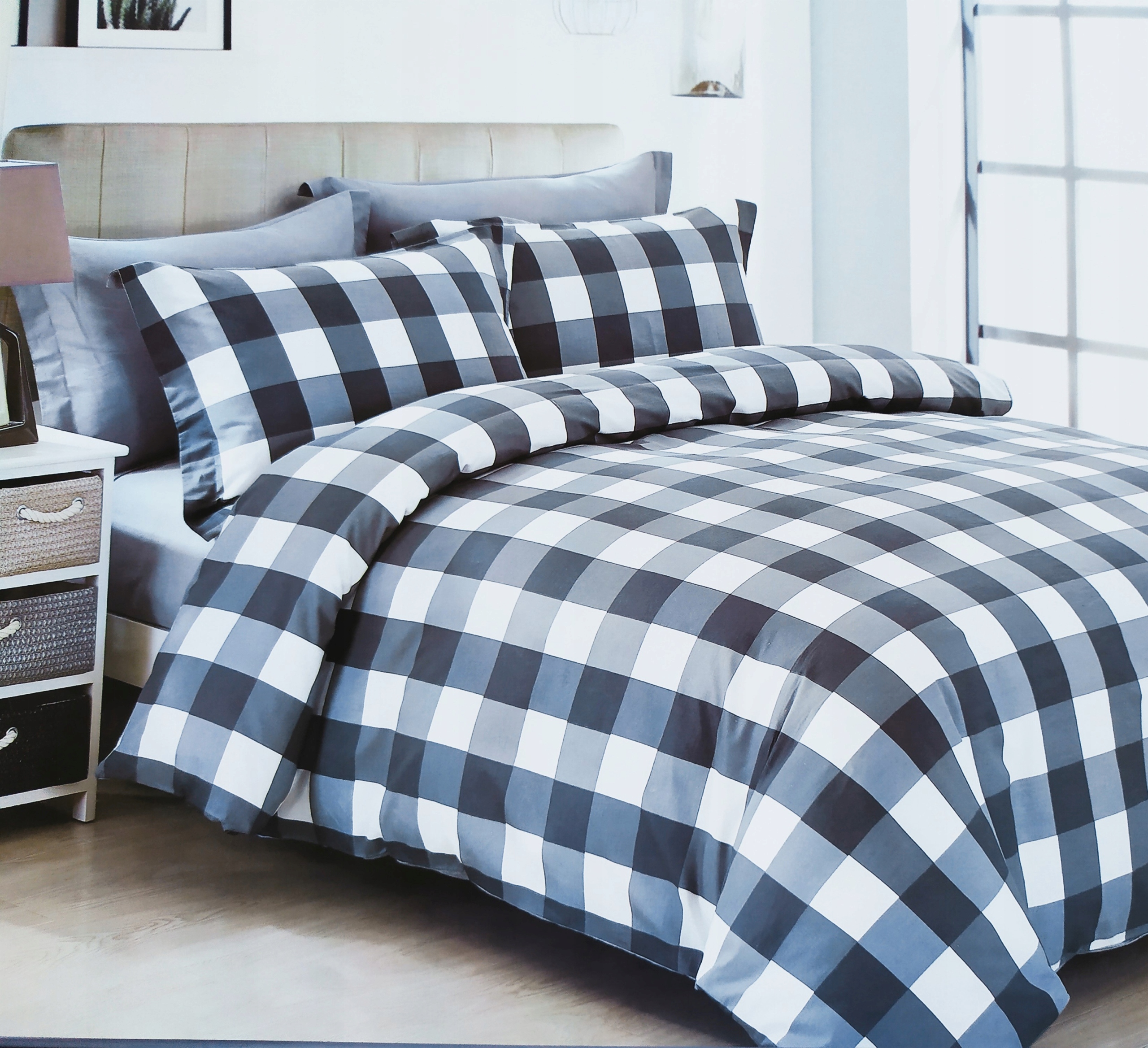 POŚCIEL 100% BAWEŁNA 200cm/220cm +PRZEŚCIERADŁO