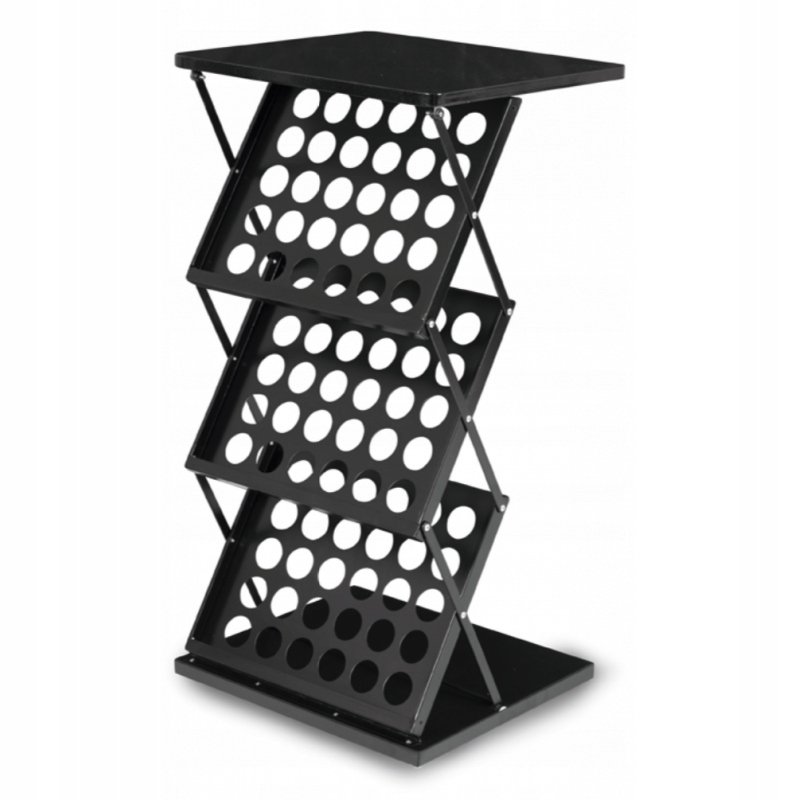 Stojak na ulotki + TRYBUNKA 2 w 1 / 3 kieszenie