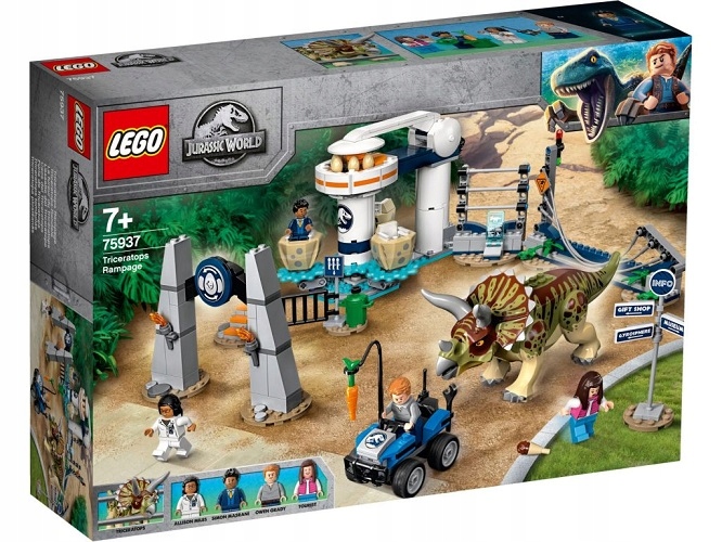 

Lego Jurassic World 75937 Atak Triceratopsa