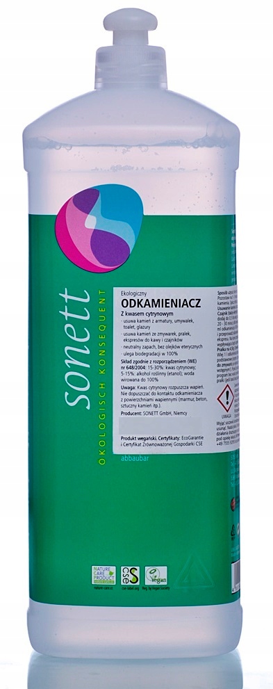 

Odkamieniacz Eko Sonett 1 litr