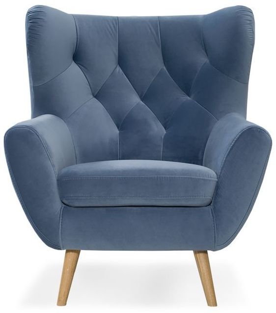 FOTEL 1 VOSS DESIGNERSKI PIKOWANY GALA kolory Kolekcja Voss