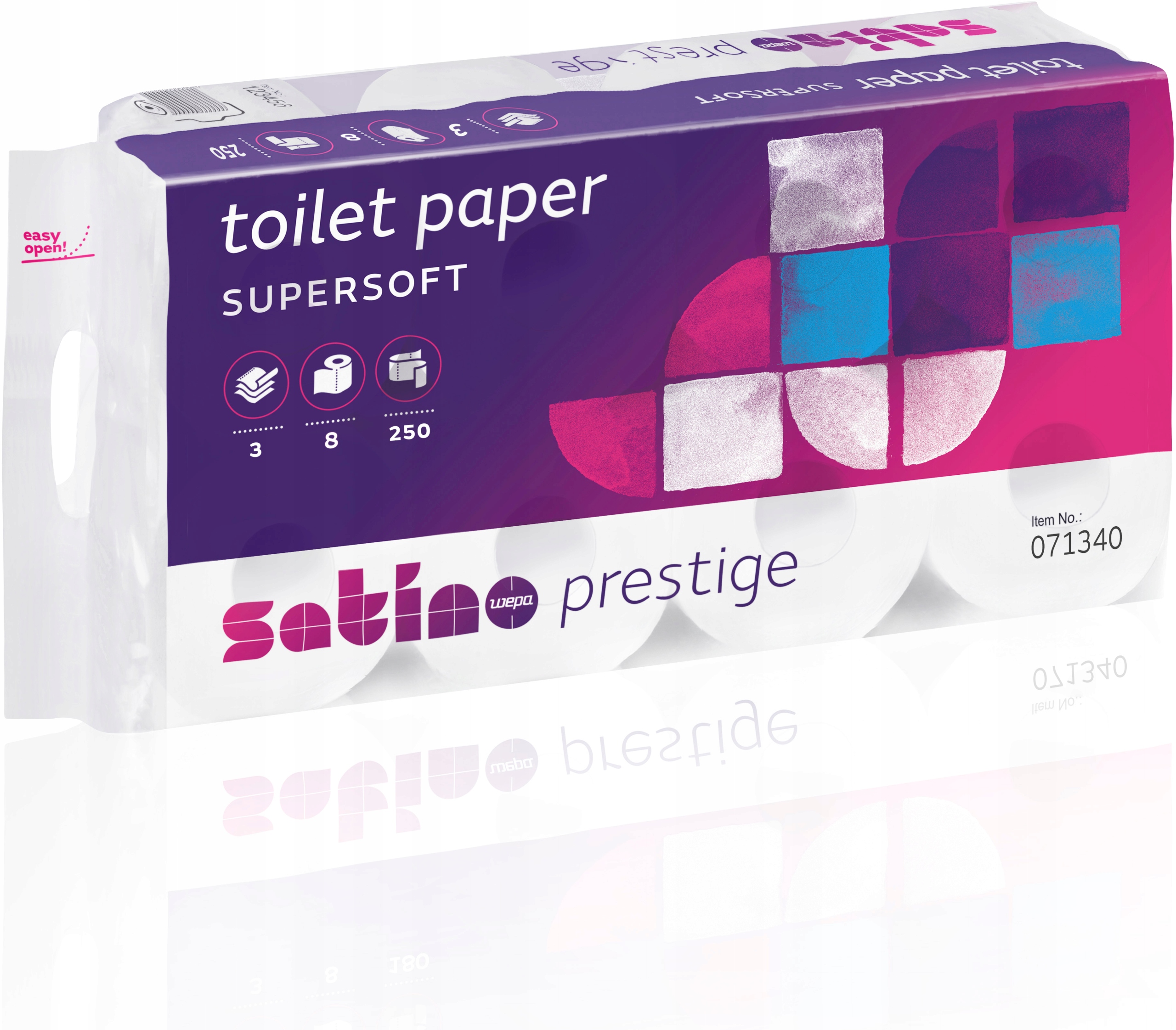

Wepa Papier toaletowy miękki 3w 8 rolek