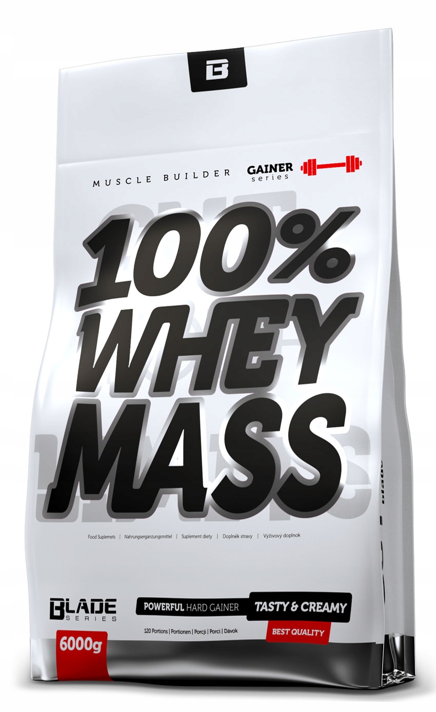 Hi Tec Blade 100% Whey Mass 6000g Gainer Pro Nabrání Hmoty