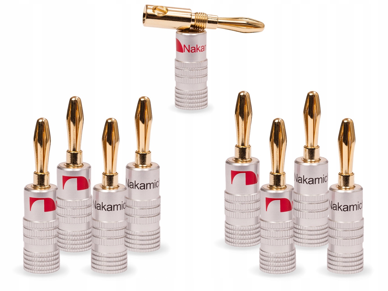 

Wtyk Głośnikowy Banan Nakamichi Gold Hq 8 sztuk
