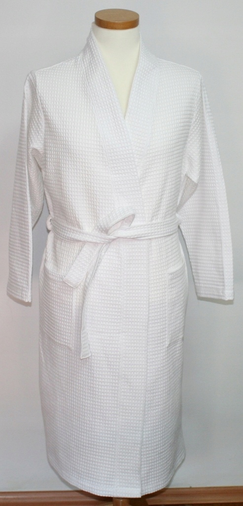 Szlafrok HOTELOWY Wafel SPA 100% bawełna r.M
