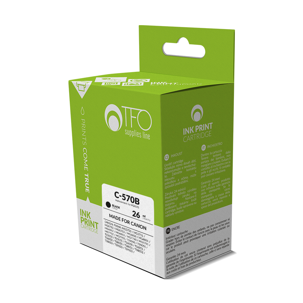 

Tusz Canon Tfo C-570B (PGI570) black 26ml