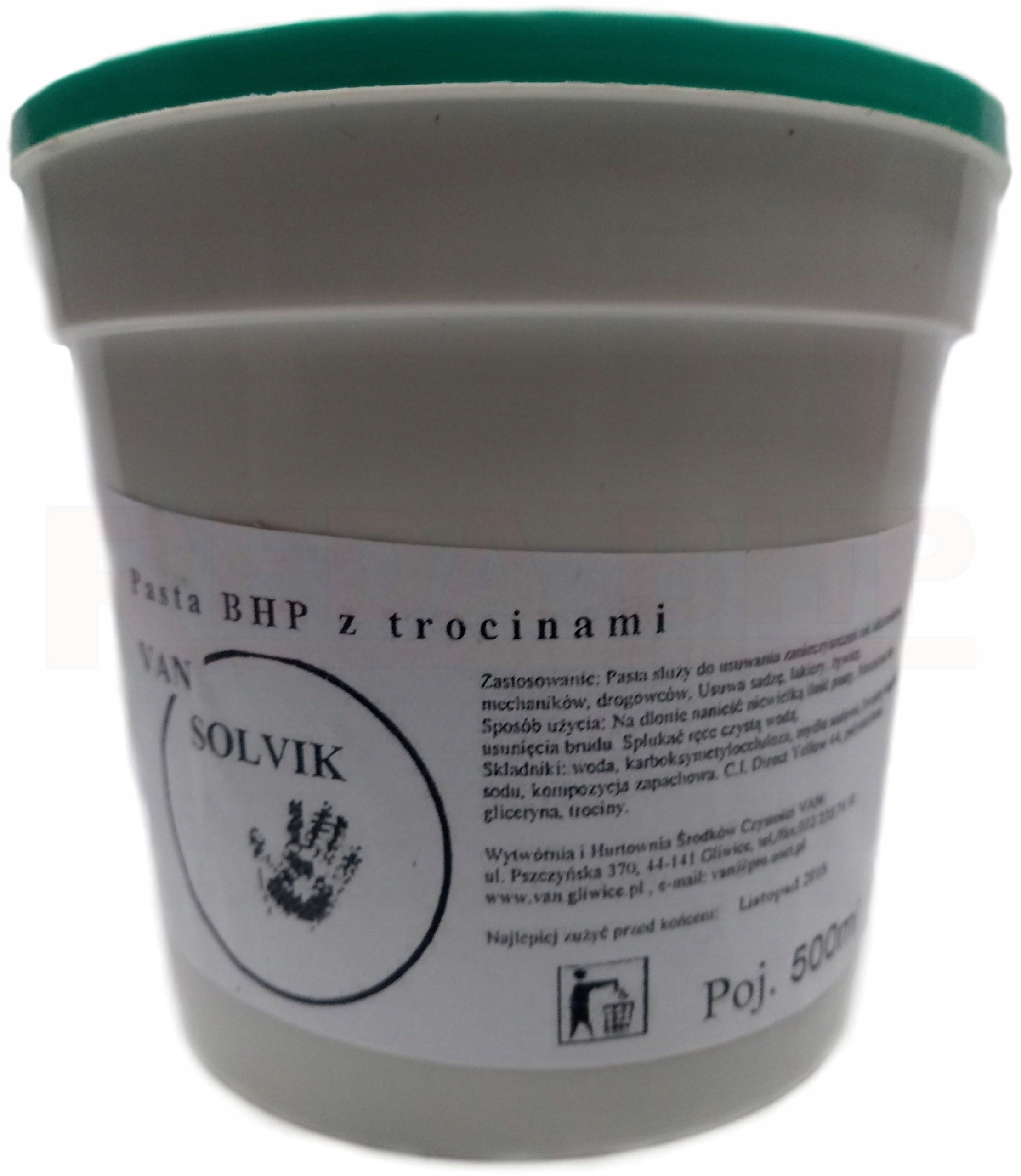 

Pasta Bhp z trocinami 0,5 kg Van