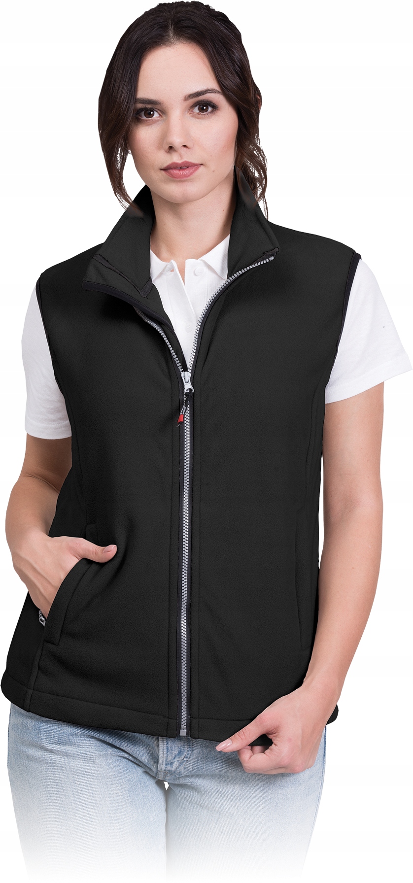 

Bezrękawnik damski z polaru Reis Vhoney