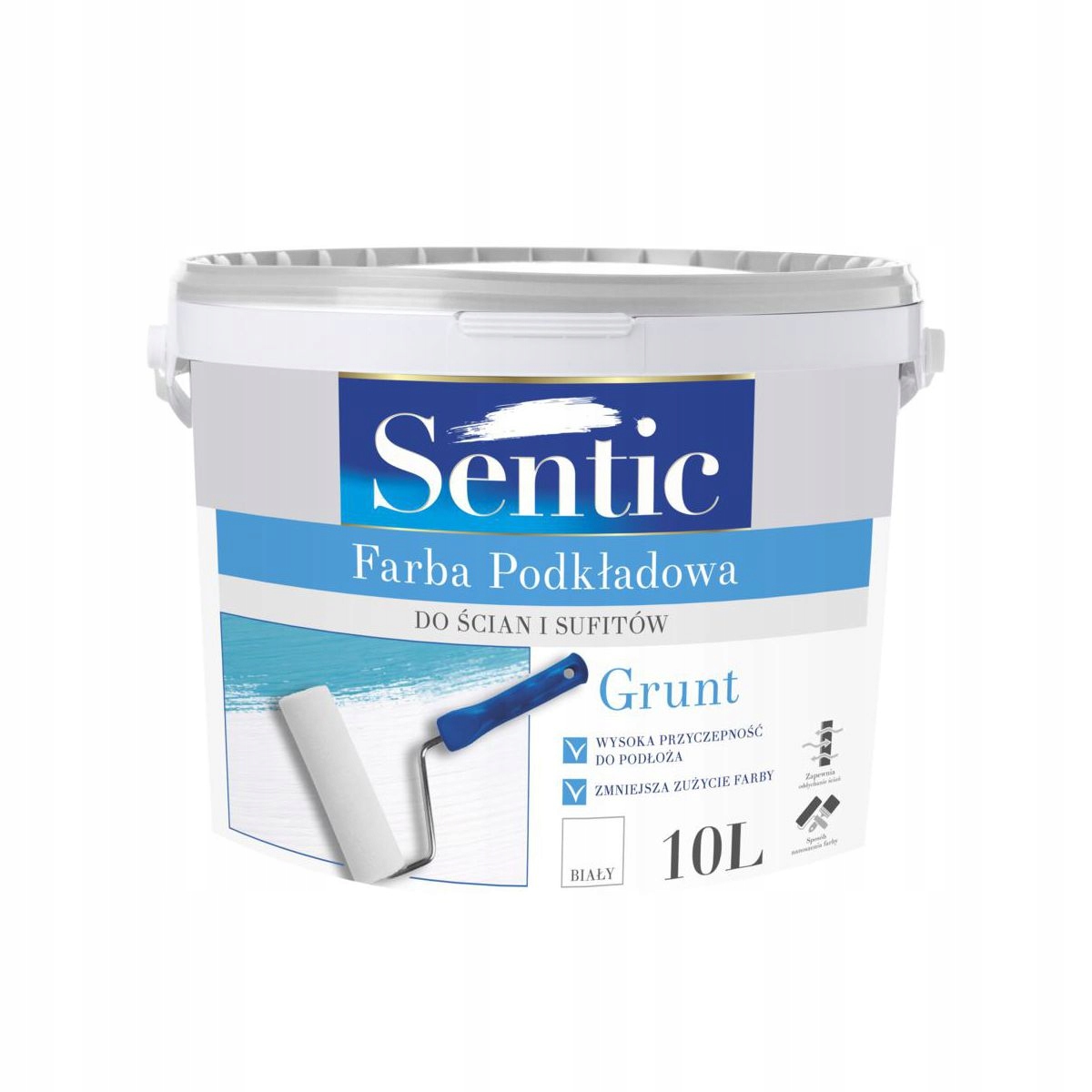 FARBA GRUNT DO ŚCIAN G-K SENTIC 10L