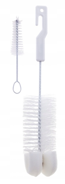 Canpol Szczotka do butelek z gąbką 2/410 Biała