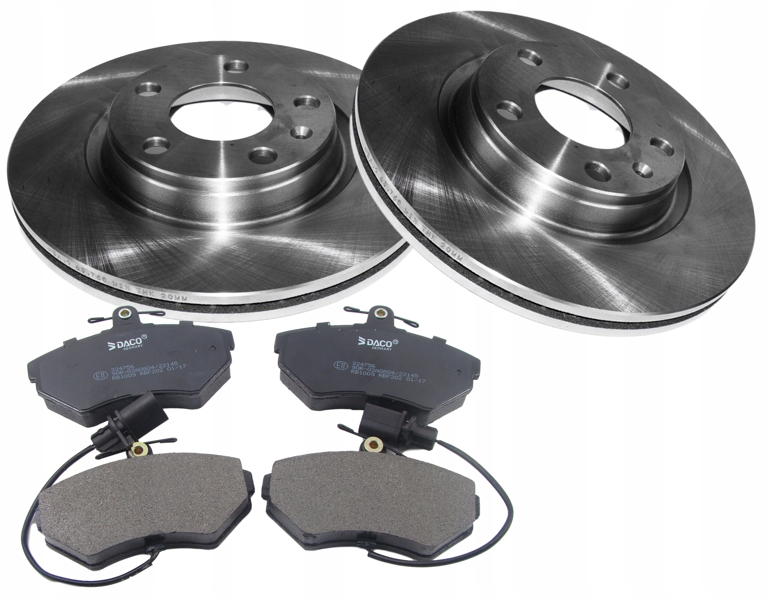 Диски X2 колодки AUDI A4 VW PASSAT B5 280x22 + відчувати