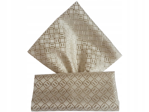 

Beżowa We Wzory Poszetka Wypustka Butonierka