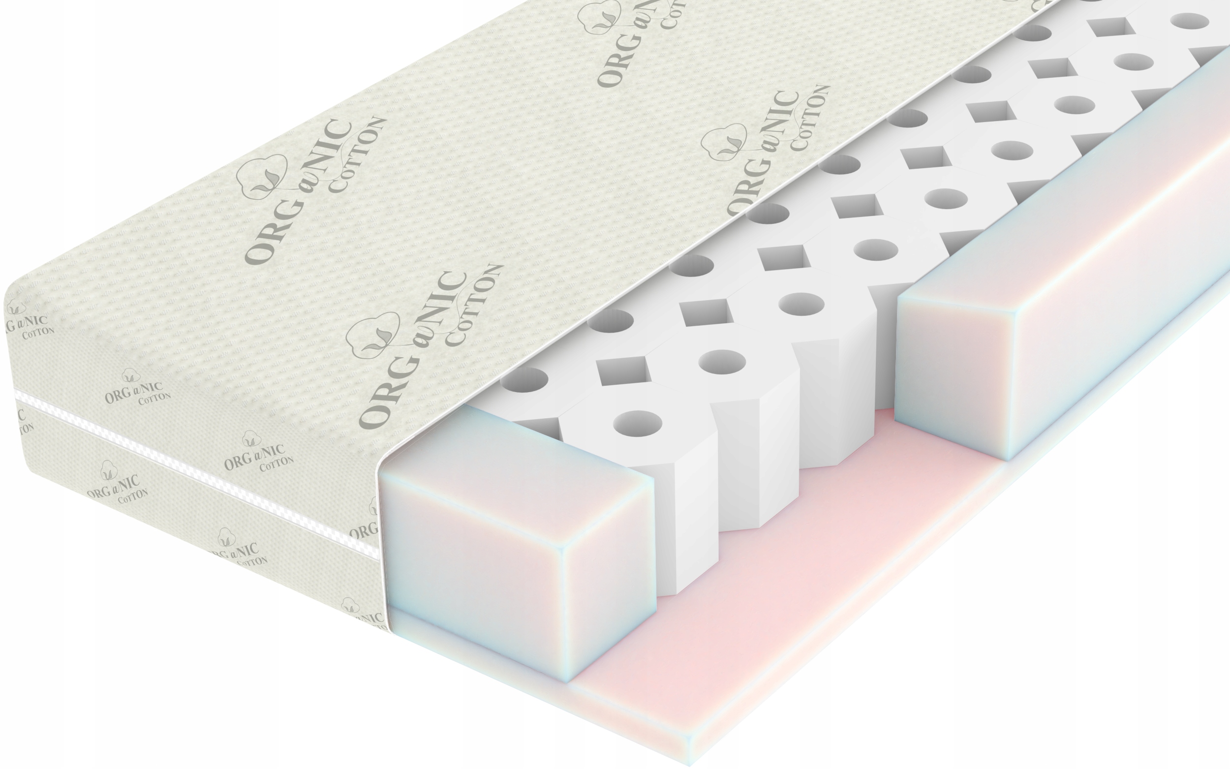 

Velvet Materac do łóżeczka 120x60x14 Klej Wodny H3