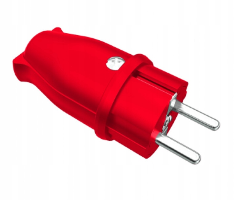 

Wtyczka gumowa Nova czerwona