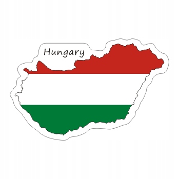 

Naklejka Węgry na Walizkę Moto Auto Flaga