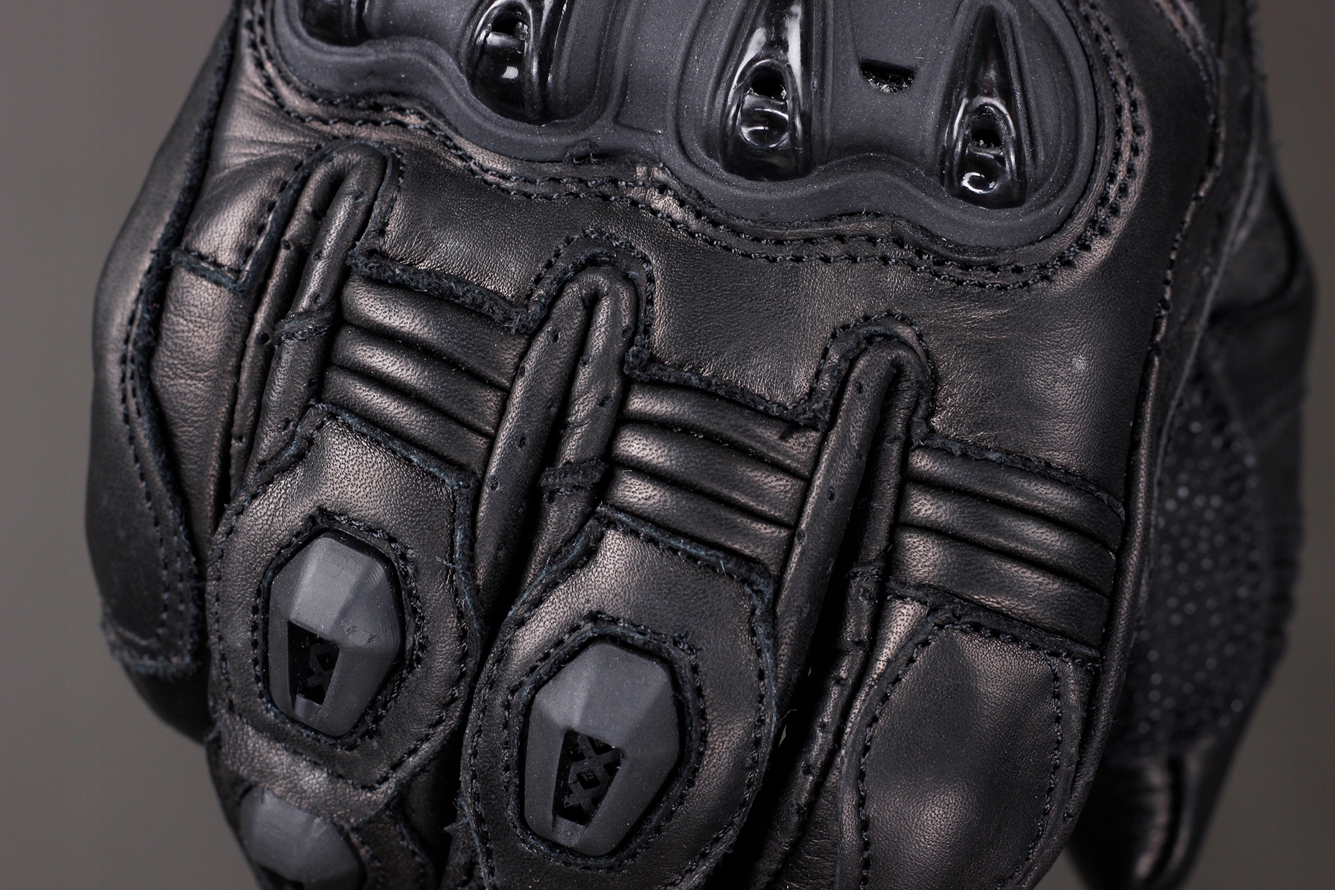 SOLIDNE SKÓRZANE RĘKAWICE MOTOCYKLOWE HUSAR XL Rozmiar XL