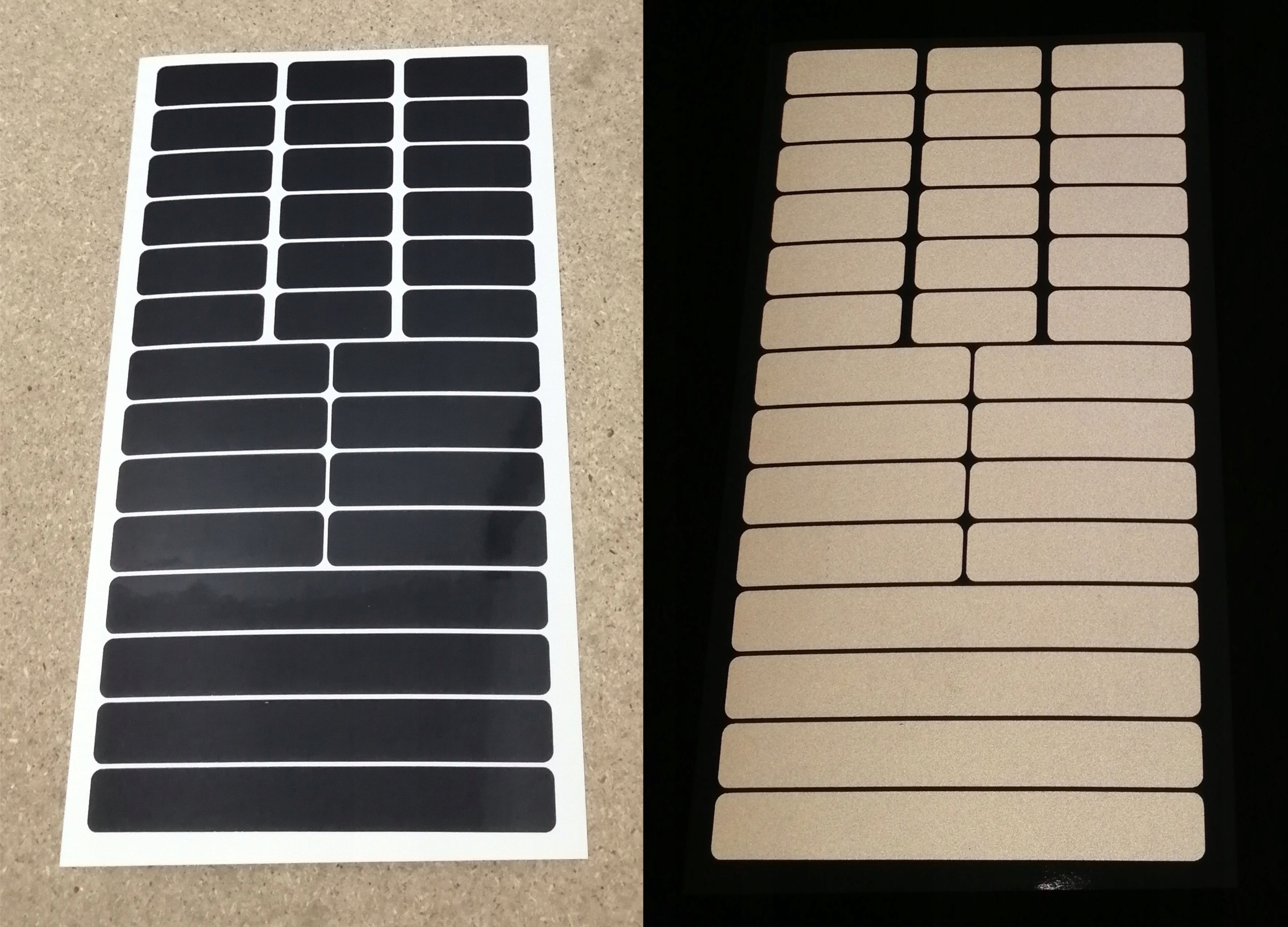 ODBLASKOWE NAKLEJKI ODBLASK NA AUTO MOTOR 30szt Producent DesignArt