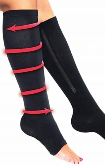 

Skarpety Uciskowe Na Żylaki Podkolanówki Zip Sox