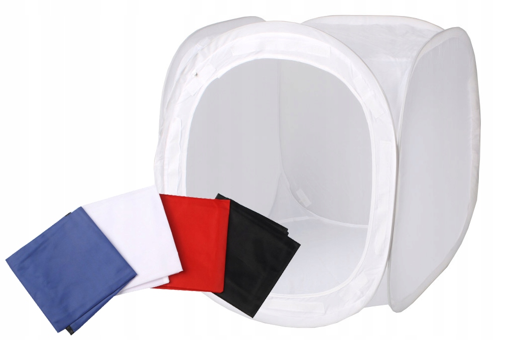

Namiot Bezcieniowy Sześcian 80cm +4 tła i etui