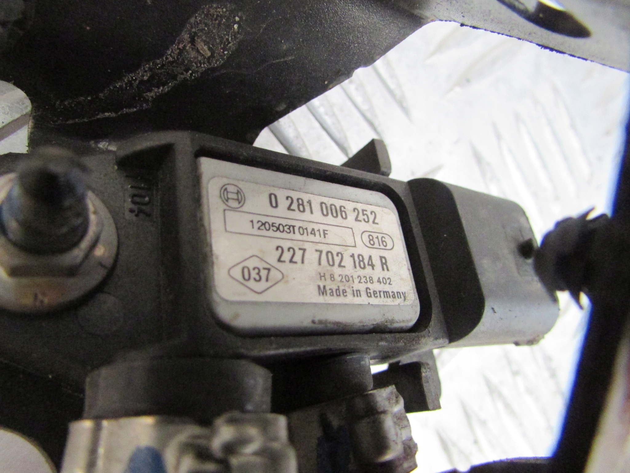 CZUJNIK CIŚNIENIA 0281006252 QASHQAI J10 LIFT 13R