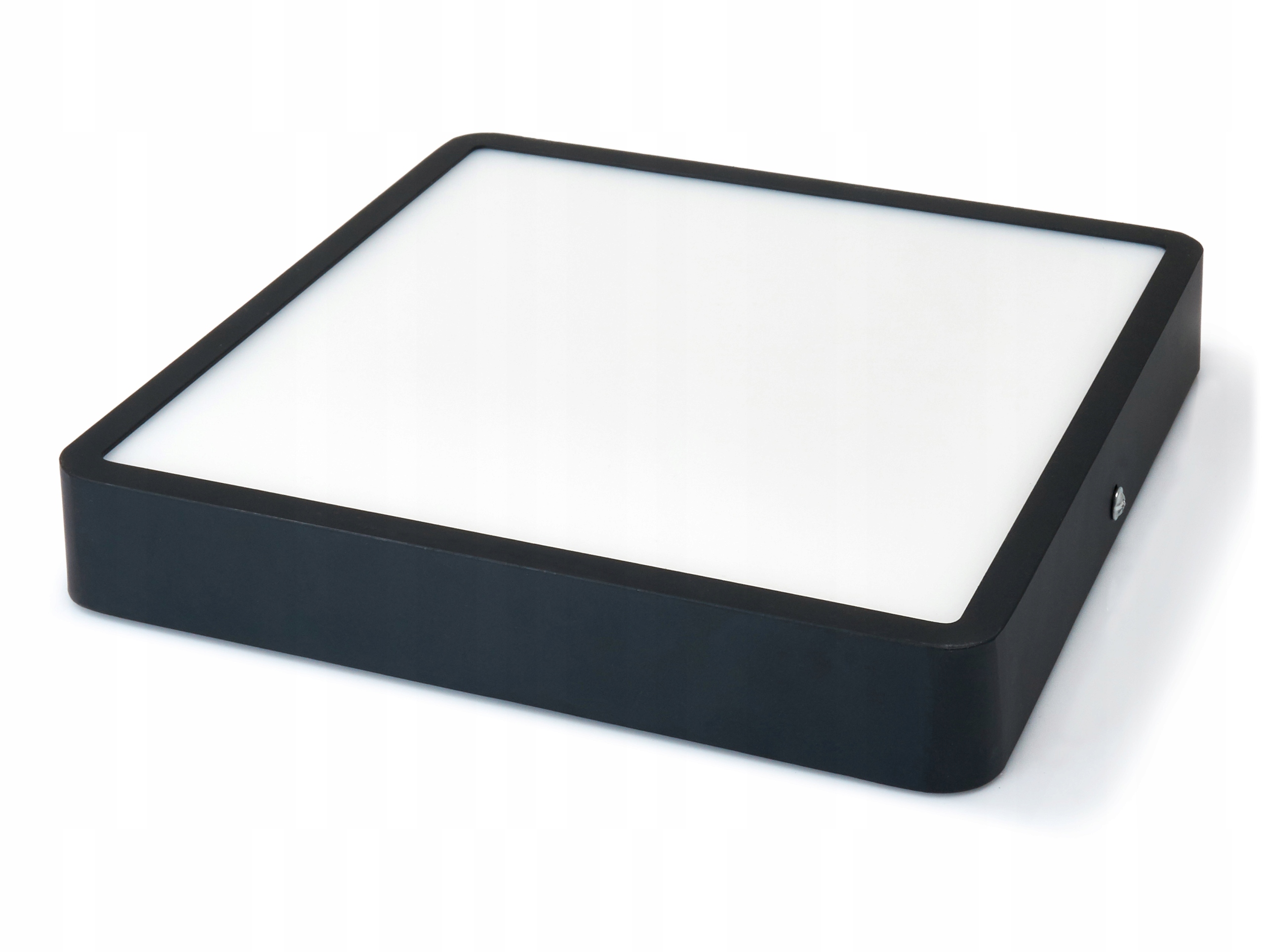 

Panel Led Natynkowy Kwadrat Czarny 24W Plafon