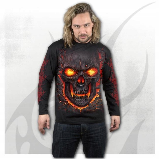 

Koszulka 3D Spiral Skull Lava longsleeve XL
