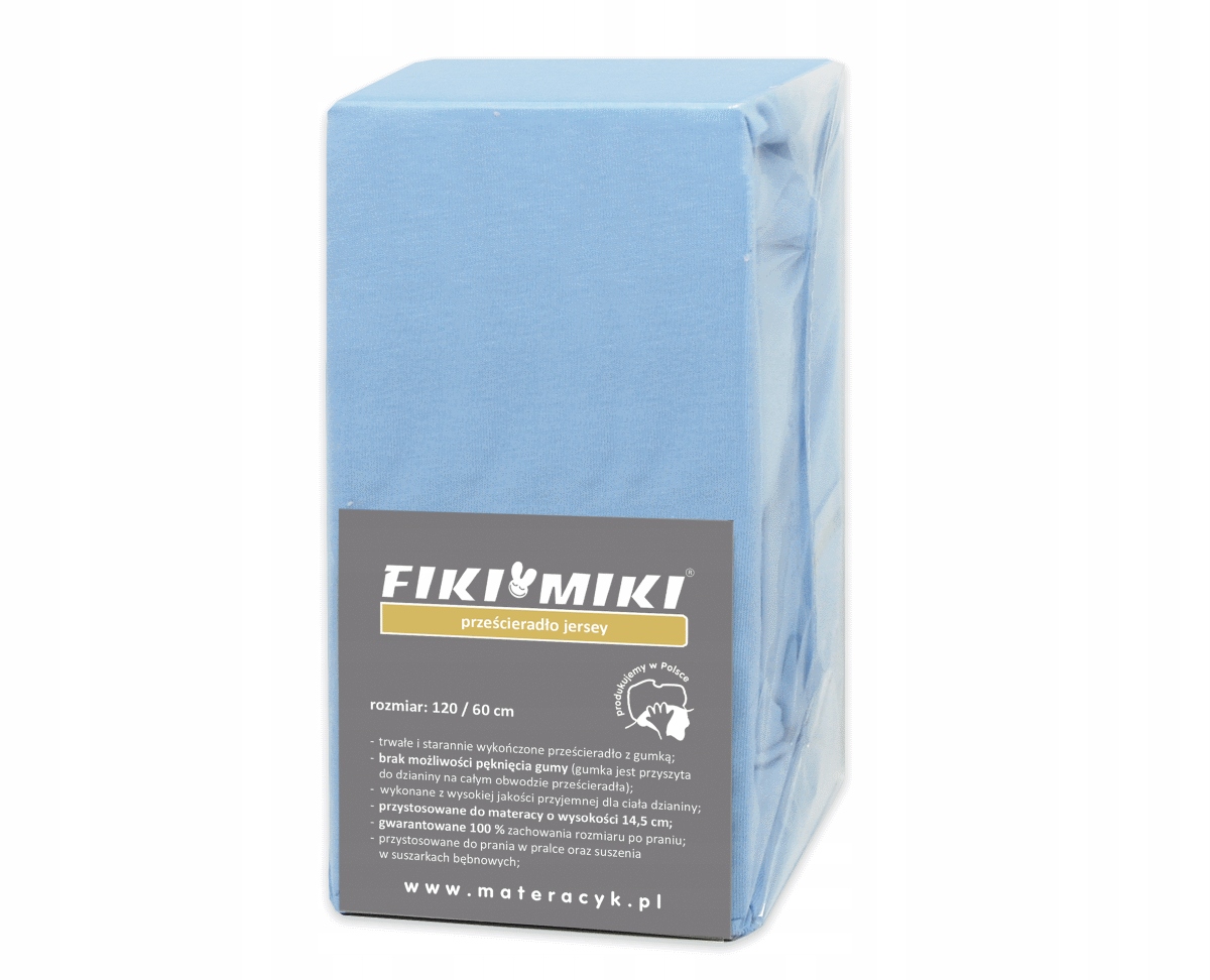 

Fiki Miki Rześcieradło Do Łóżeczka 120x60 Bawełna