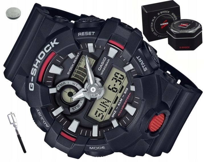 

Zegarek Casio G-shock GA-700-1AER Sklep 20 Bar