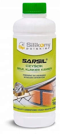 

Sarsil Czyścik Bruk Klinkier Kamień 1L