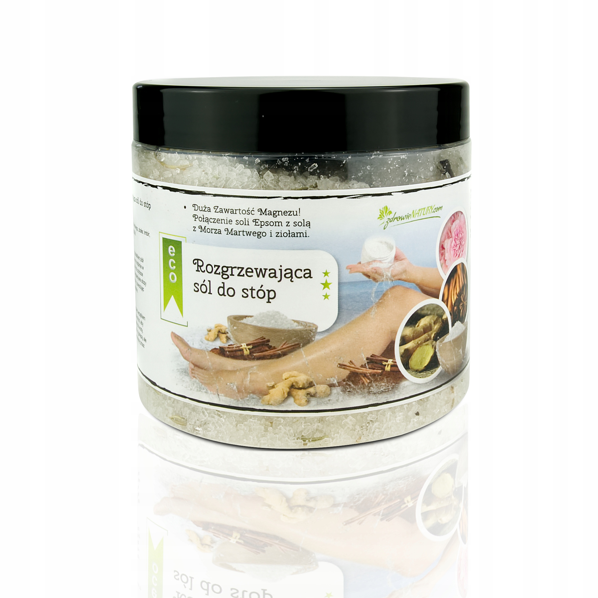 

Rozgrzewająca sól do stóp zimnych słój 650g