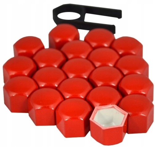 

Nakładka Nasadka Na Śrubę Chrom Black Red 19 MM